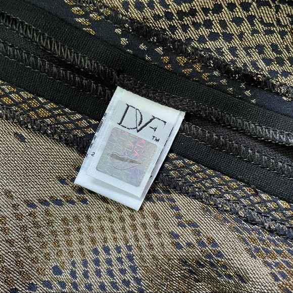 DVF Panel Marta Framed Python Skirt Size 10 - Picture 6 of 9